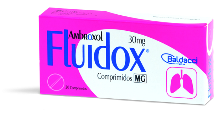 Embalagem Fluidox Comprimidos