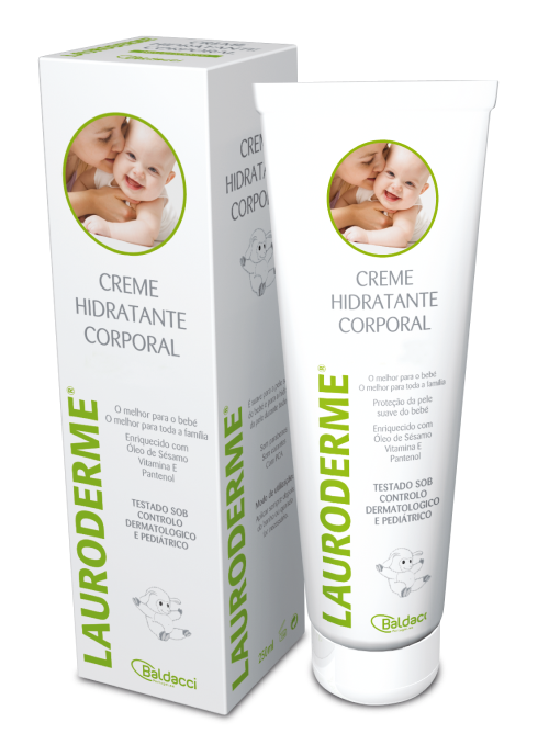 Embalagem Lauroderme® Creme Hidratante Corporal