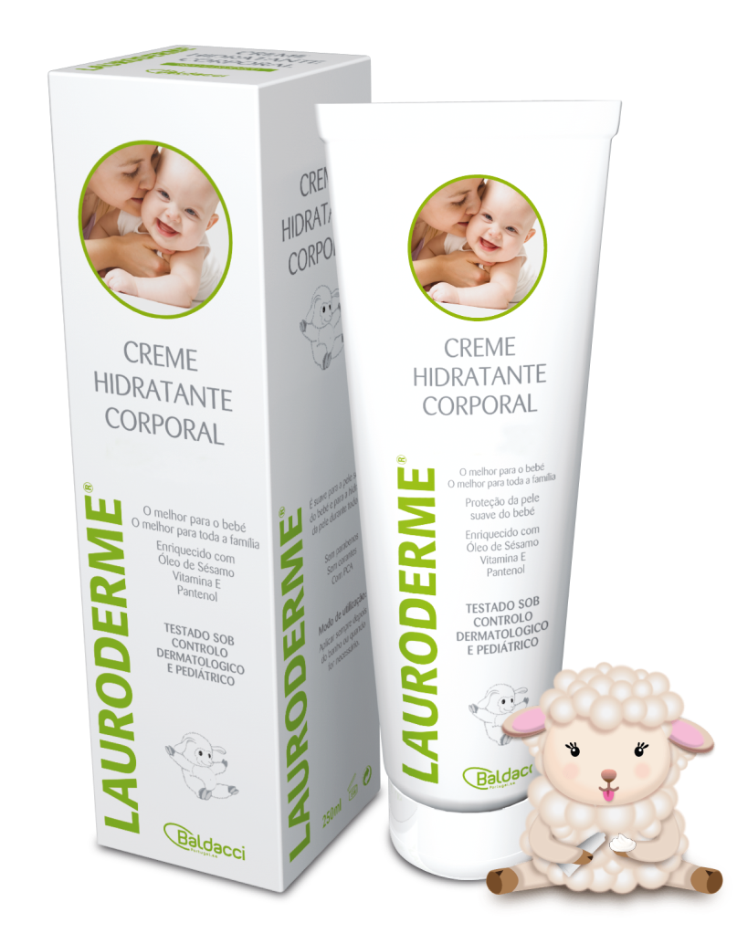 Embalagem Lauroderme® Creme Hidratante Corporal