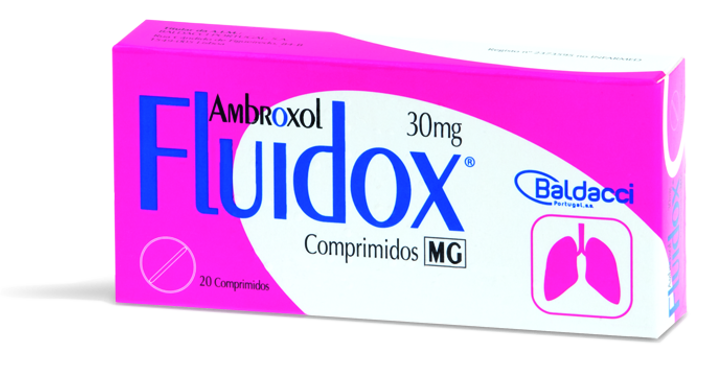 Embalagem Fluidox Comprimidos